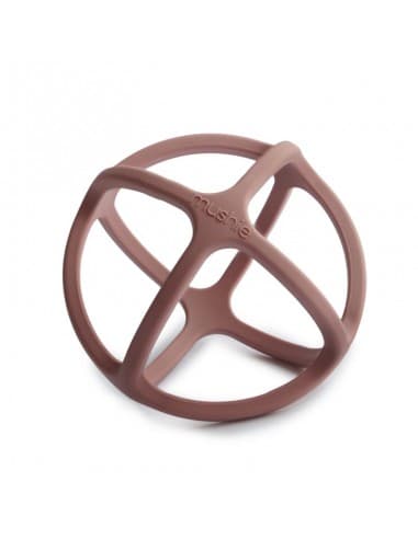 Balle de dentition Mushie Vieux Rose Rose