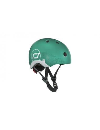 Casque de sĂ©curitĂ© rĂ©flĂ©chissant enfant vert forĂȘt Vert XS