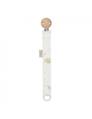 Attache tétine en tissu CamCam Dreamland Bleu