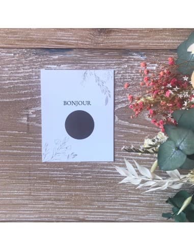 Carte annonce Ă gratter Annonce Grossesse Bonjour Mamie