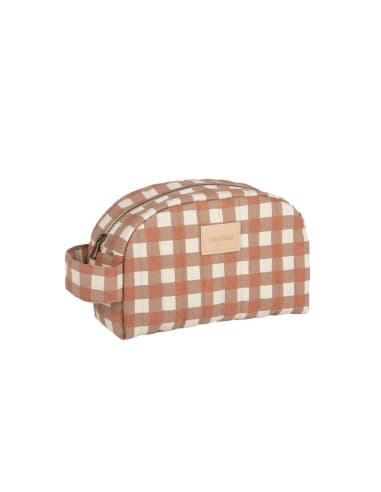 Trousse de toilette Hyde Park Terracotta Checks Orange