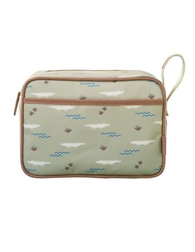 Trousse de toilette imperméable Fresk Crocodiles Vert