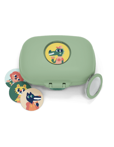 Boîte à Goûter Verte MonBento MB Gram Forest