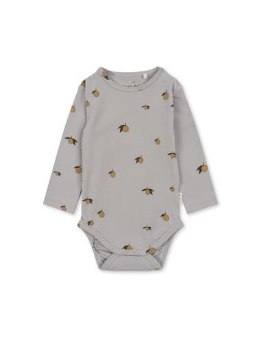 Body à manches Longues en coton biologique Lemon Harbor Bleu 18 mois