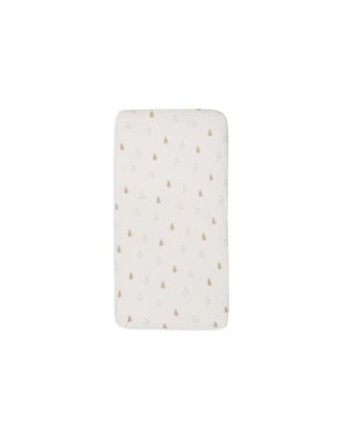 Drap housse en jersey de coton Happy Miffy 60x120cm