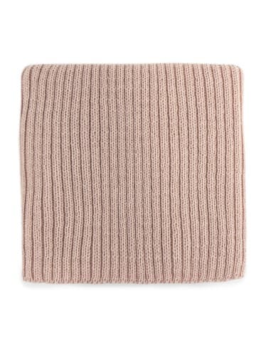Tour de cou Snood Swann Rose en Laine de Mérinos Rose