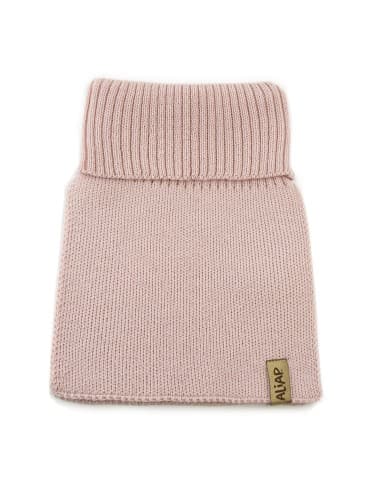 Tour de cou Col roulé Kim Rose en Laine de Mérinos Rose