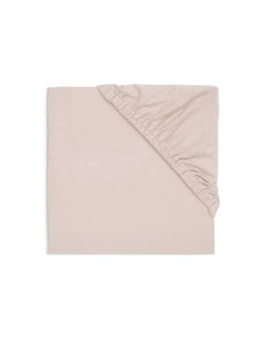 Drap housse en coton Jersey Vieux rose 60x120cm