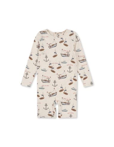 Combinaison de bain maillot de bain Anti-UV Aster Sail Away Beige 2 ans