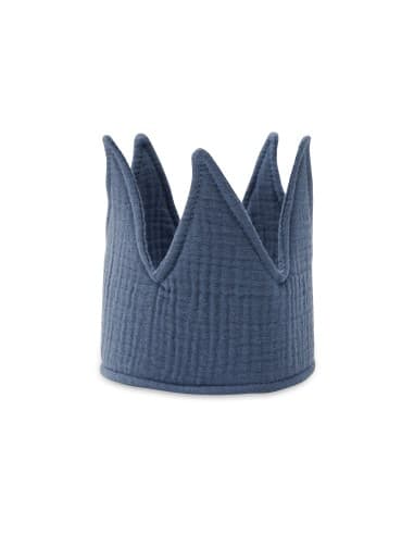 Couronne en gaze de coton Bleu pour enfant Bleu