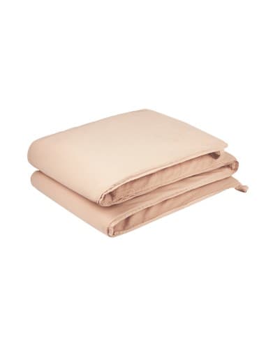 Tour de lit Wabi-Sabi Powder Pink - Coton Biologique Rose