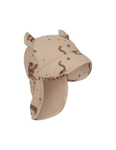 Casquette Anti- UV Protège-Nuque Aster Bear Tiger Beige 0 - 3 mois