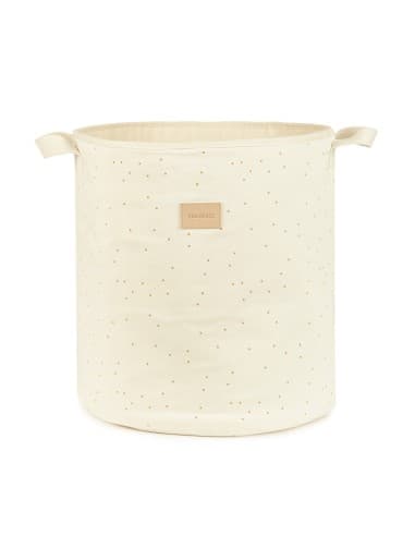 Sac Ă jouets Playground Natural Honey Sweet Dots CrĂšme