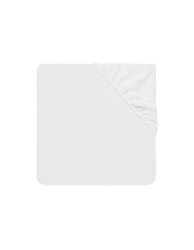 Housse Alèse Molletonnée en coton Blanc 60x120cm