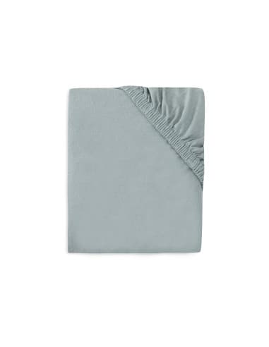 Drap housse en jersey de coton Sea Green 60x120cm