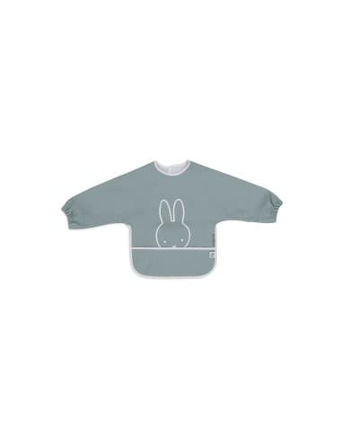 Bavoir imperméable avec manches Miffy Peekaboo Sea Green Vert