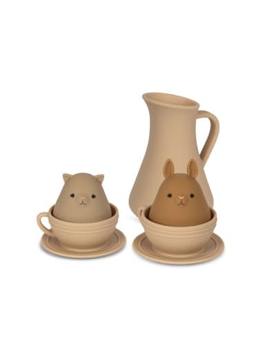 Set de jouets de bain Tasses, Carafe et Animaux Warn Clay