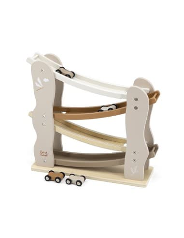 Circuit Toboggan Ă Voitures Nougat en Bois - Label Label