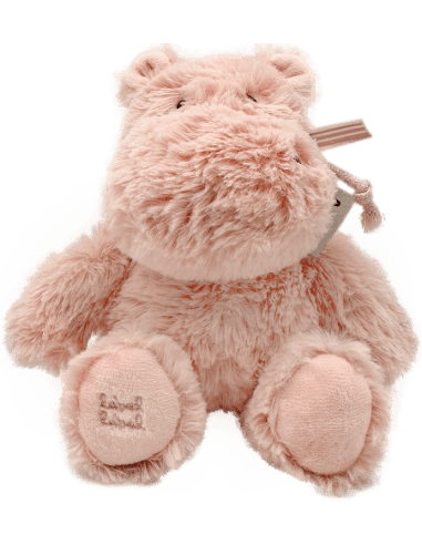 Petite Peluche Hippopotame Rose