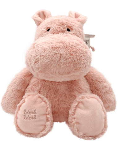 Peluche Hippopotame Rose