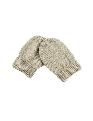 Moufles pour bébé en laine de Mérinos Ayo Taupe Taupe
