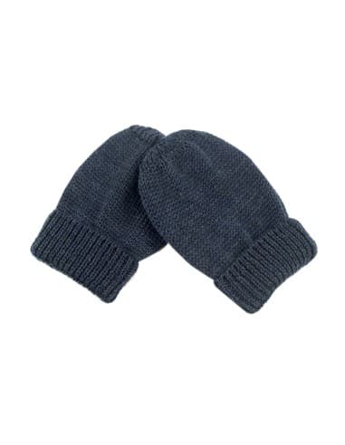 Moufles pour bébé en laine de Mérinos Ayo Marine Bleu nuit