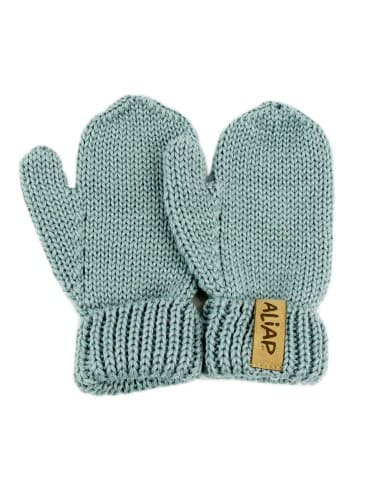 Moufles en laine de Mérinos Eden Vert Vert 18 - 36 mois