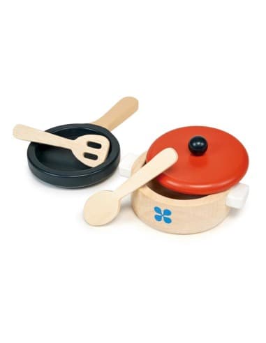 Jouet d'imitation Set de poĂŞle et casserole Mentari
