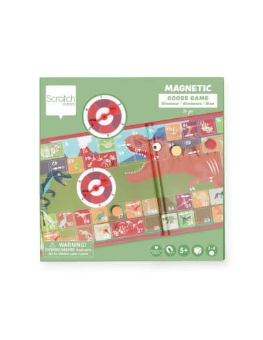 Jeu de Plateau Magnétique Dino - Jeu de l'Oie