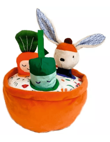 Jouet d'éveil Le Moyen Potager de Lapin Gabin Ebulobo