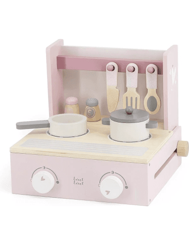 Petite Cuisine Pliable en Bois Rose - Label Label