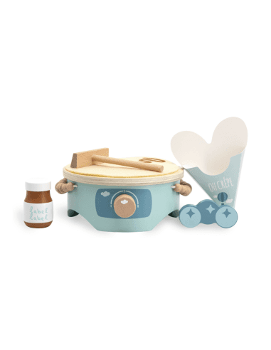 Binic Crêpière en Bois Verte - Label Label