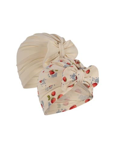 Lot de 2 Turbans Bonnet pour bébé Bambi Marmalade Beige 12 - 18 mois