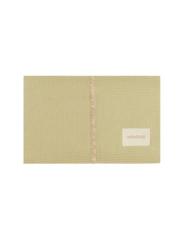 Matelas à Langer de Voyage Mozart imperméable Nid d'Abeille Green Tea Vert