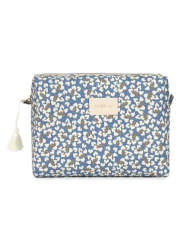 Trousse de toilette Diva nid d'abeille Blue Yumiko Bleu