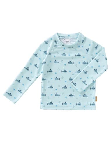 T-shirt de bain Anti UV Submarine Bleu 3 ans