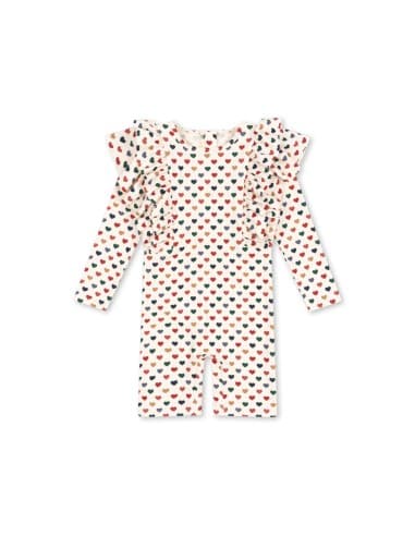Combinaison de bain maillot de bain Manuca Anti-UV Cœur Coloré 9 mois
