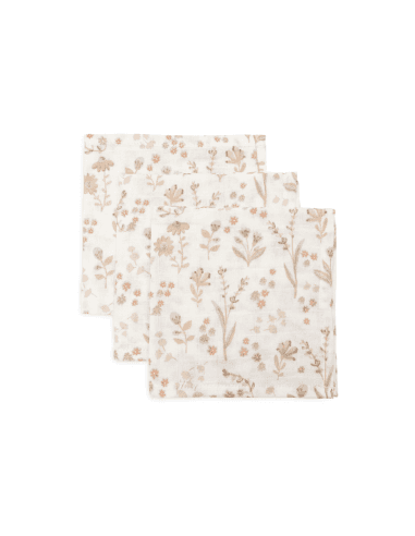 Lot de 3 mini langes Bloomy