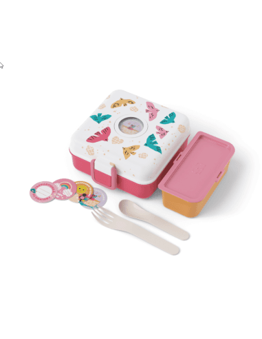 Boîte à Goûter Boîte à Sandwich Snacky Birds Rose