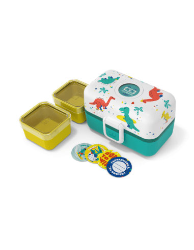 Boîte à Goûter MB Trésor MonBento Bleu Dino