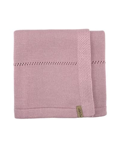 Couverture pour bébé en Bambou Ultra douce - Mauve Pink Rose