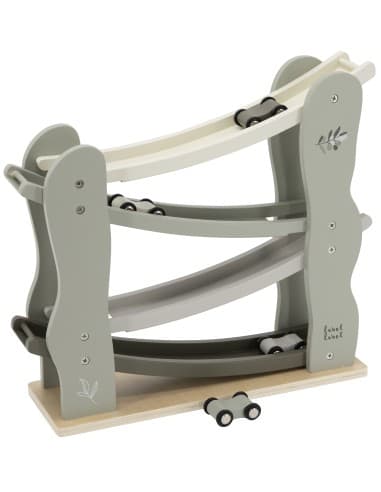 Circuit Toboggan Voiture Olive en Bois - Label Label