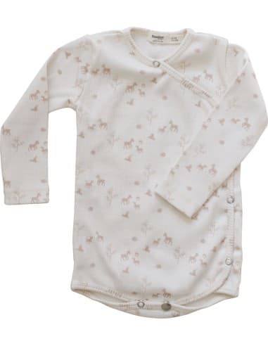 Body Croisé à manches longues Peach Blush 3 - 6 mois