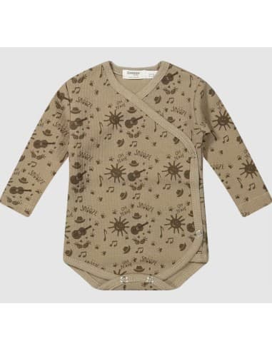Body Croisé à manches longues Hazel Guitar 0 - 1 mois