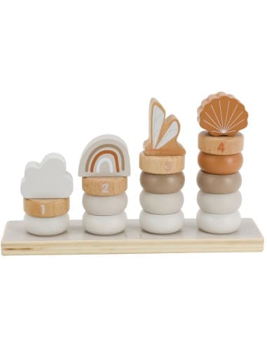 Jouet empilable en Bois Nougat - Label Label