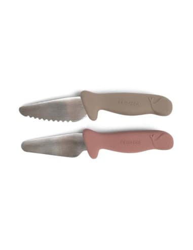 Set de couteaux d'apprentissage Filibabba - Lot de 2 Rose