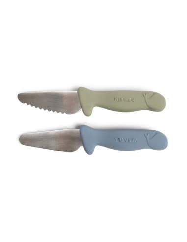 Set de couteaux d'apprentissage Filibabba - Lot de 2 Bleu