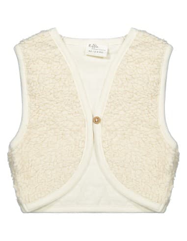 Gilet Doudou Sans Manches Babou Crème 3 ans