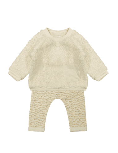 Ensemble Pablo Sweat et Legging Crème 18 mois