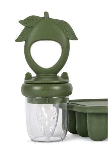 Tétine Grignoteuse et ses moules à congélation - Lemon Olivine